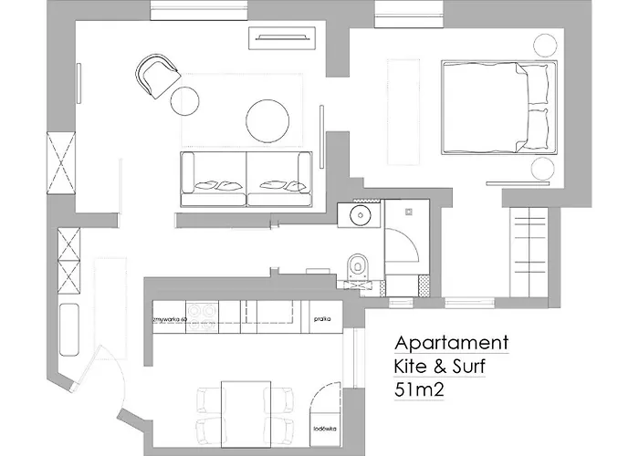 Apartment Sanhaus - Kite And Surf - Z Klimatem Przy Plaży
